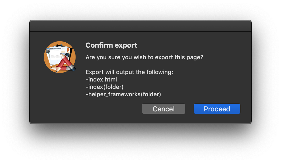 Mac Edition - How to export my website for publishing?